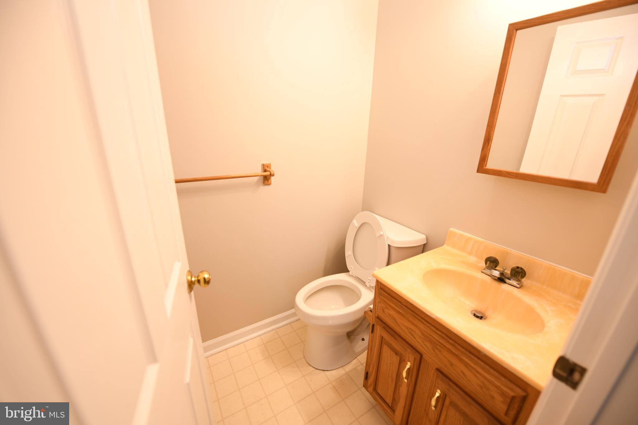 20503 Chestnut Ridge Drive Leonardtown, MD 20650 - Photo 17 of 36 a bathroom with a sink toilet and a mirror
