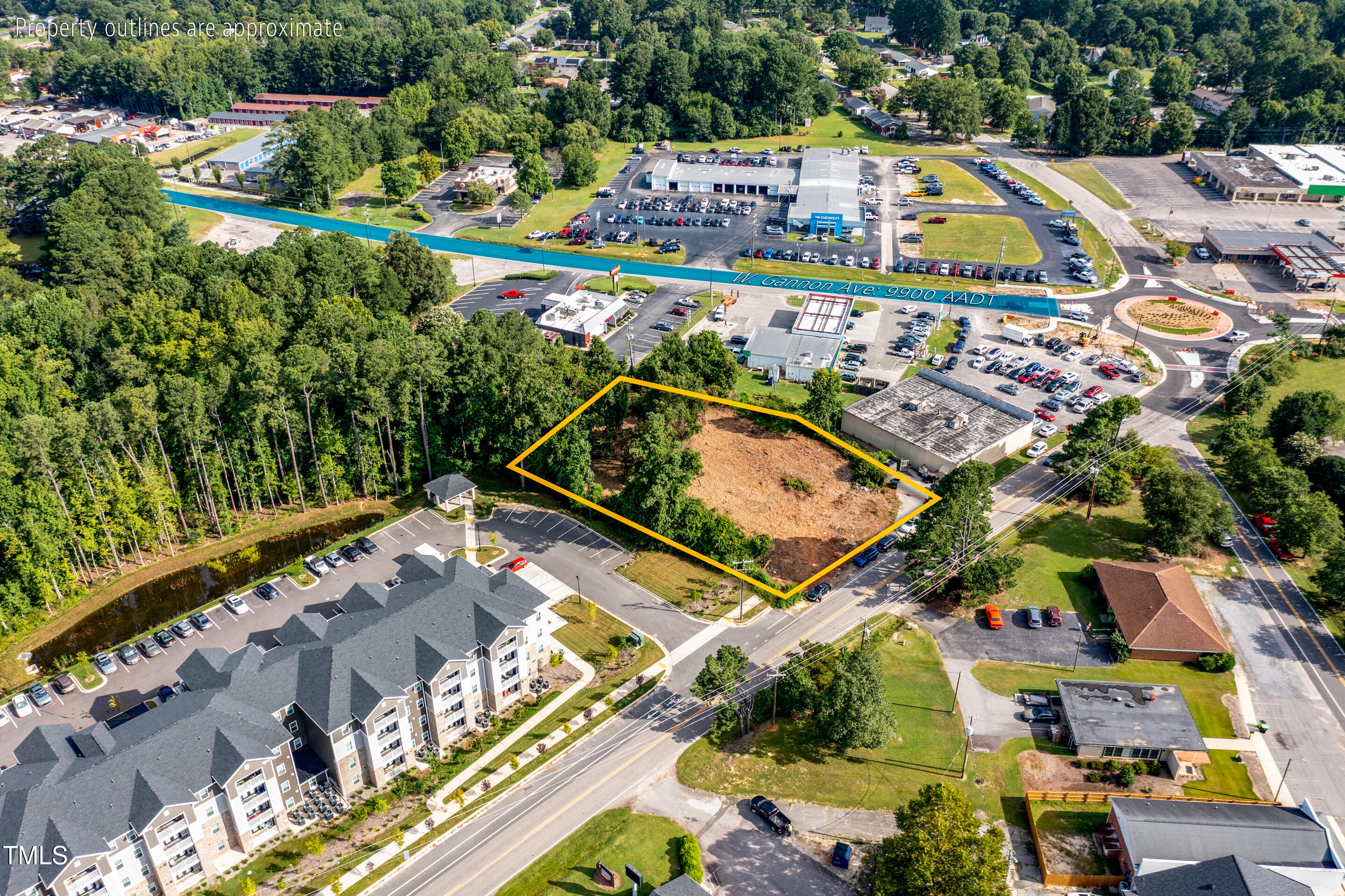 301 Pony Road Zebulon, NC 27597 - Photo 3 of 10 an aerial view of a city