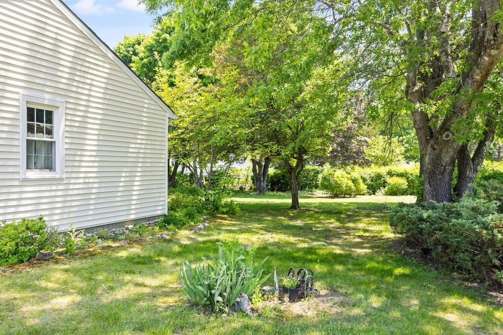 11 Rickey Drive Maynard, MA 01754 - Photo 23 of 29 a view of a backyard with plants and large trees