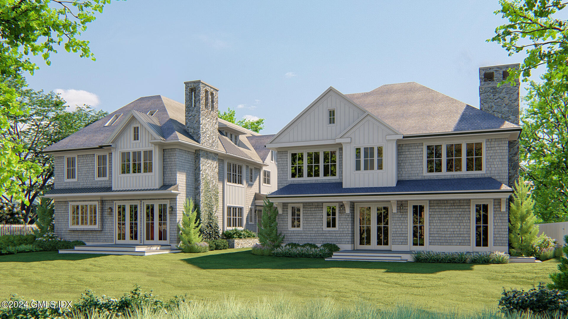 59 Locust Street, Unit A Greenwich, CT 06830 - Photo 1 of 24 a front view of a house with garden