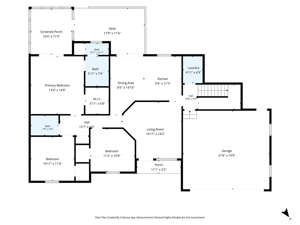 247 Clardy Road Pelzer, SC 29669 - Photo 33 of 34 An organized floor plan showcases the functional flow and layout of the entire residence.