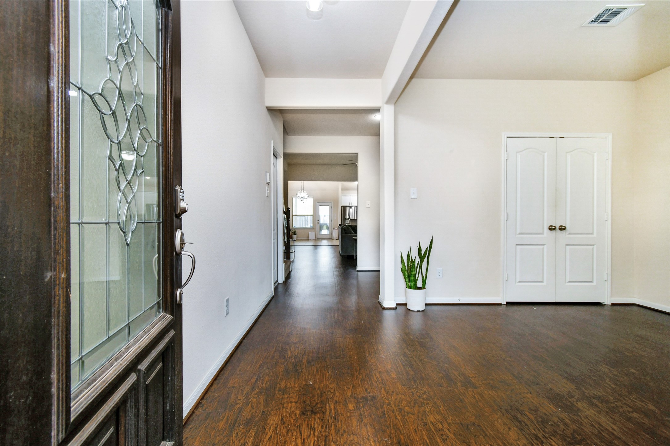 7110 Panther Ridge Drive Spring, TX 77389 - Photo 2 of 25 wooden floor view of an empty room