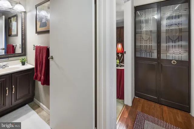 a view of a bathroom