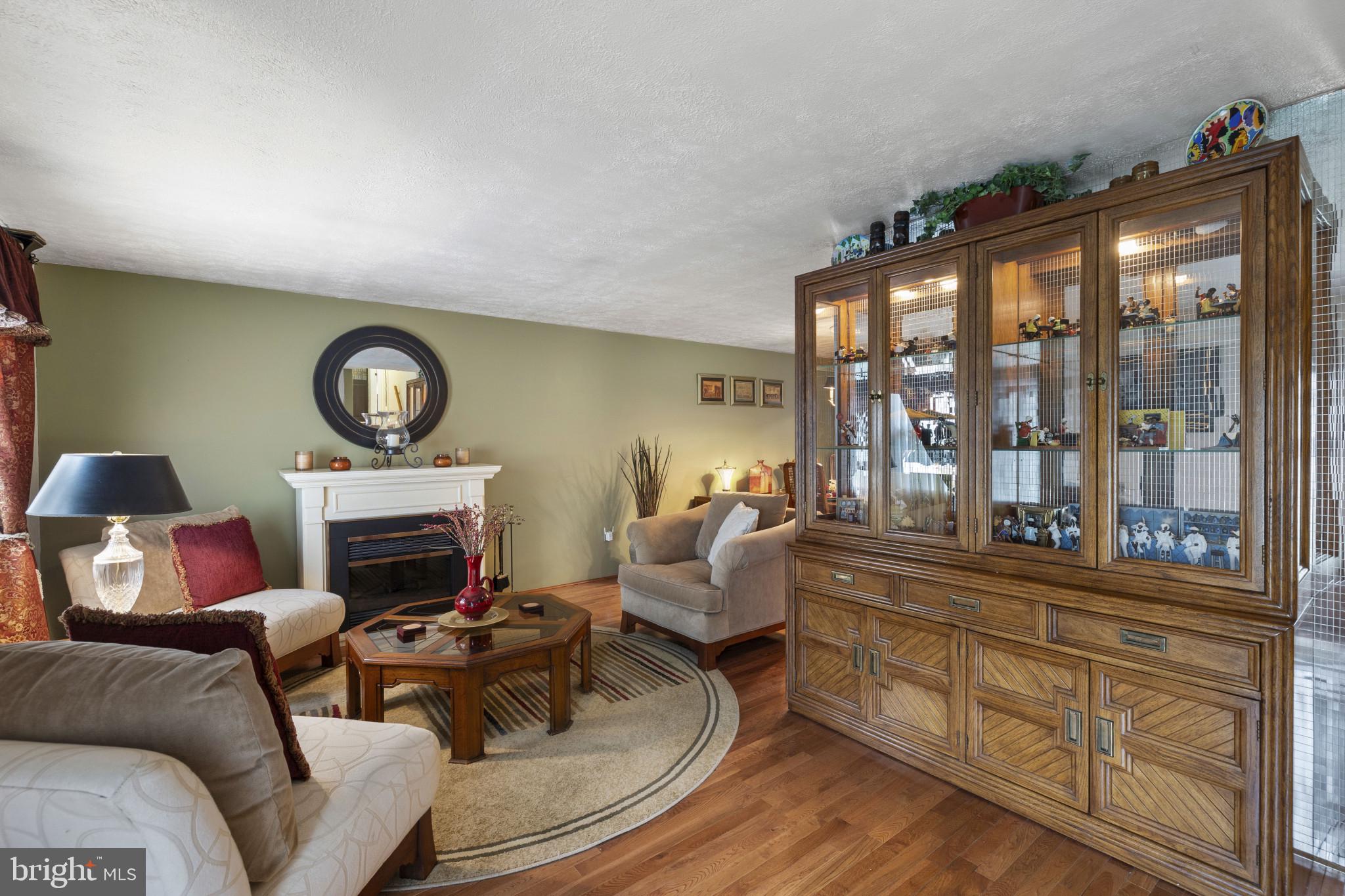 4105 Hanwell Road Randallstown, MD 21133 - Photo 3 of 37 a living room with furniture a fireplace and a large window