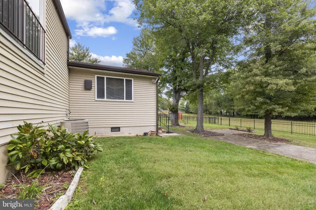 a view of a backyard with a garden