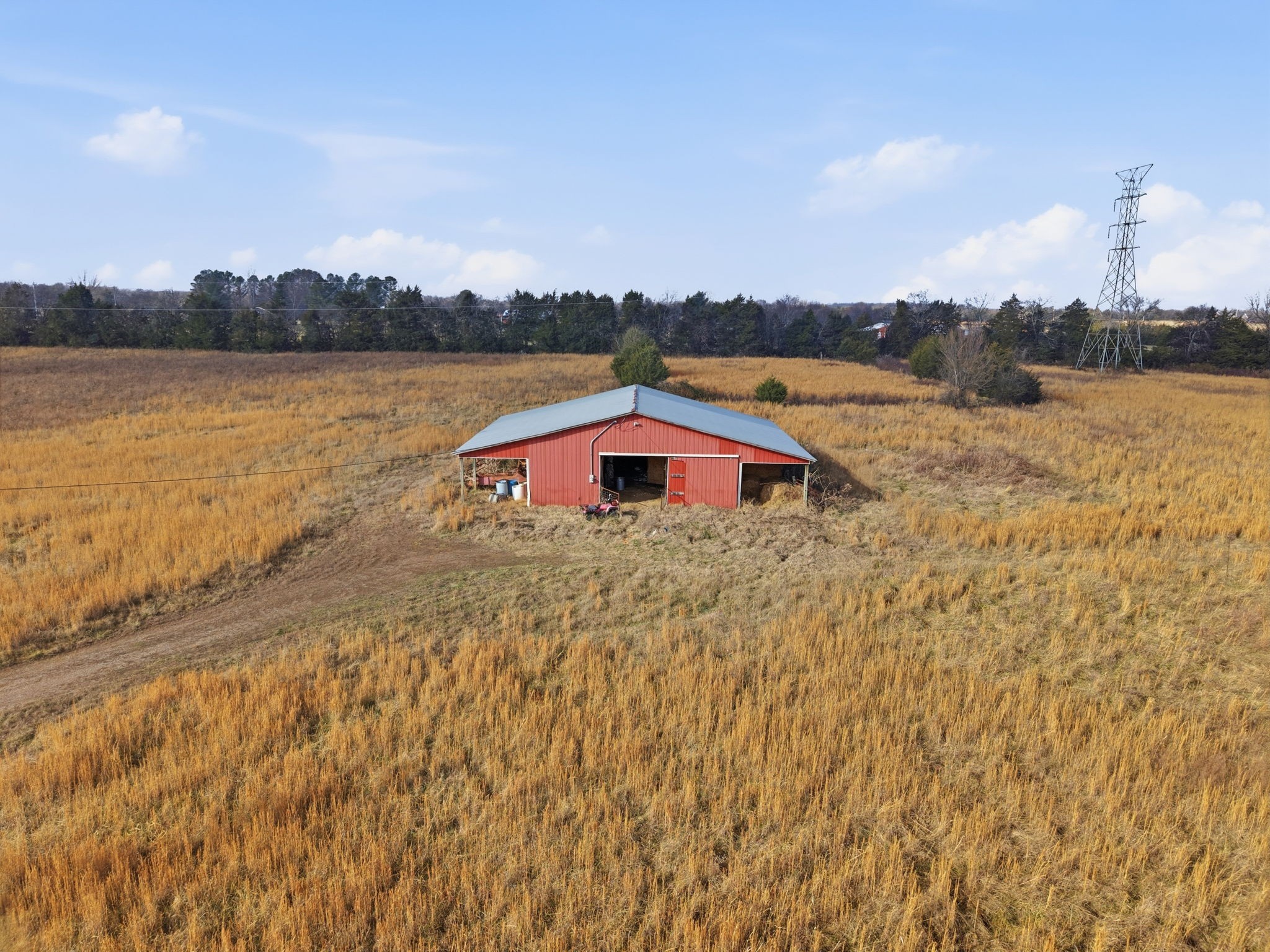 a view of a lake with houses in the back