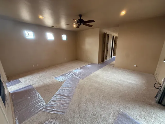 a view of an empty room