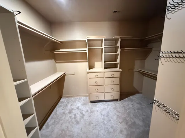 a view of walk in closet