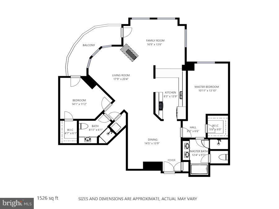 11990 Market Street, Unit 713 Reston, VA 20190 - Photo 30 of 30 a picture of a floor plan