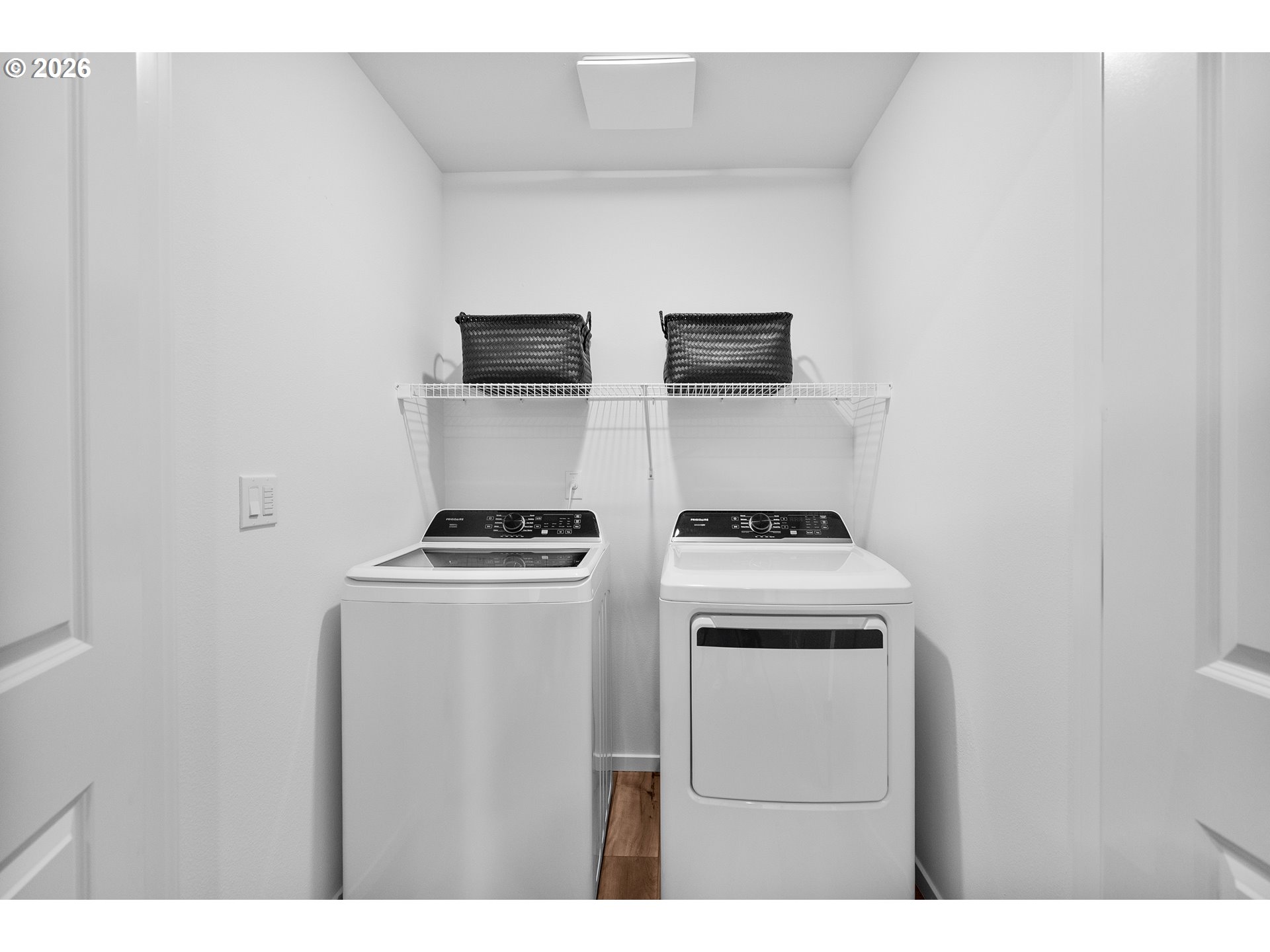 25263 Tanglewood Way Veneta, OR 97487 - Photo 12 of 28 a kitchen with white cabinets and white appliances