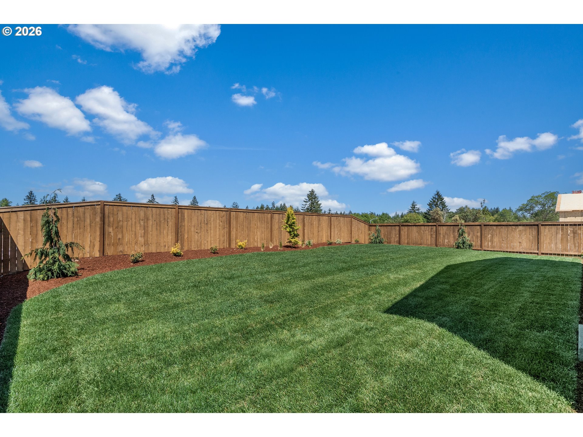 25263 Tanglewood Way Veneta, OR 97487 - Photo 25 of 28 a view of a big yard with a palm tree