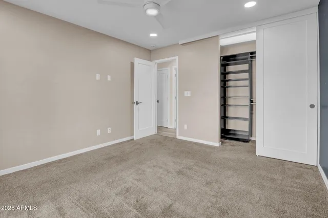 a view of an empty room