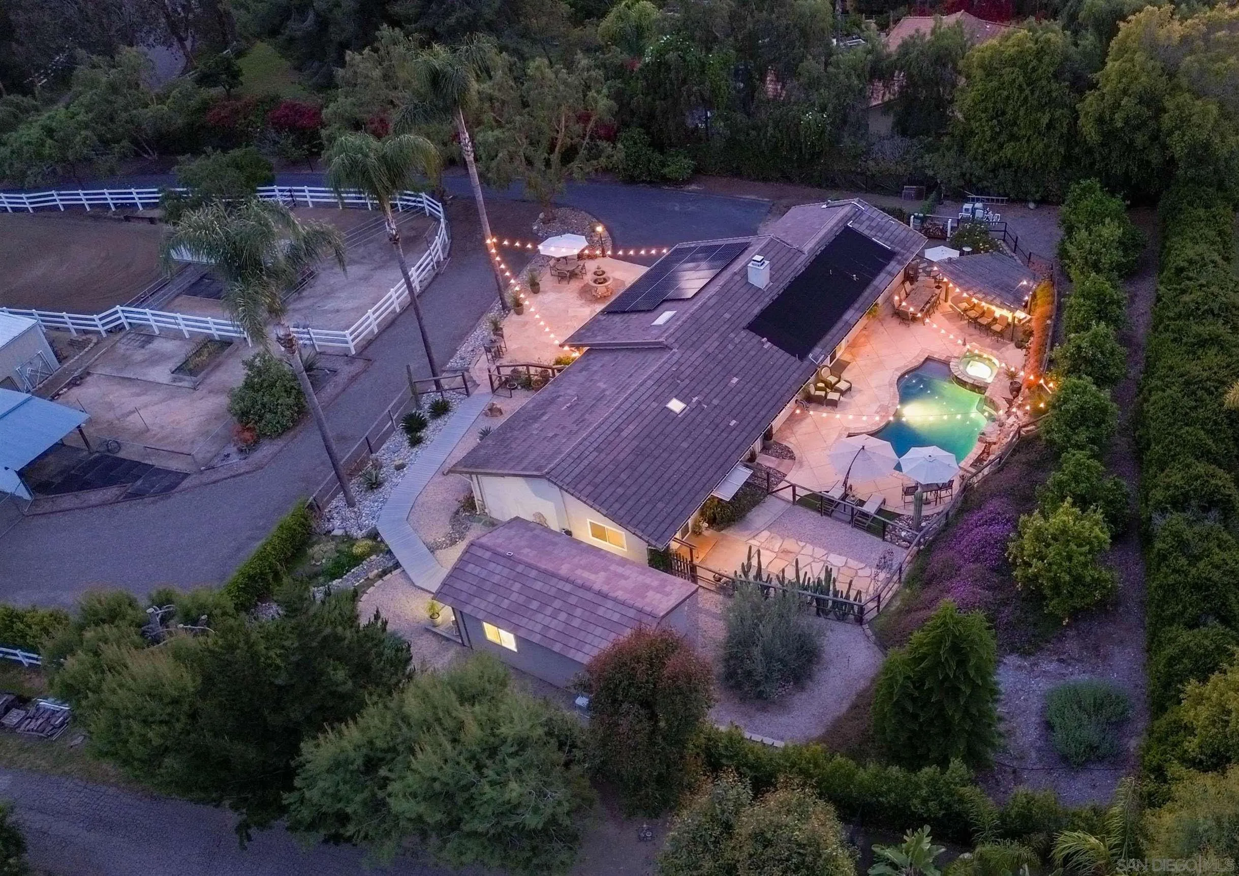 1045 Capra Way Fallbrook, CA 92028 - Photo 1 of 44 an aerial view of a house with outdoor space