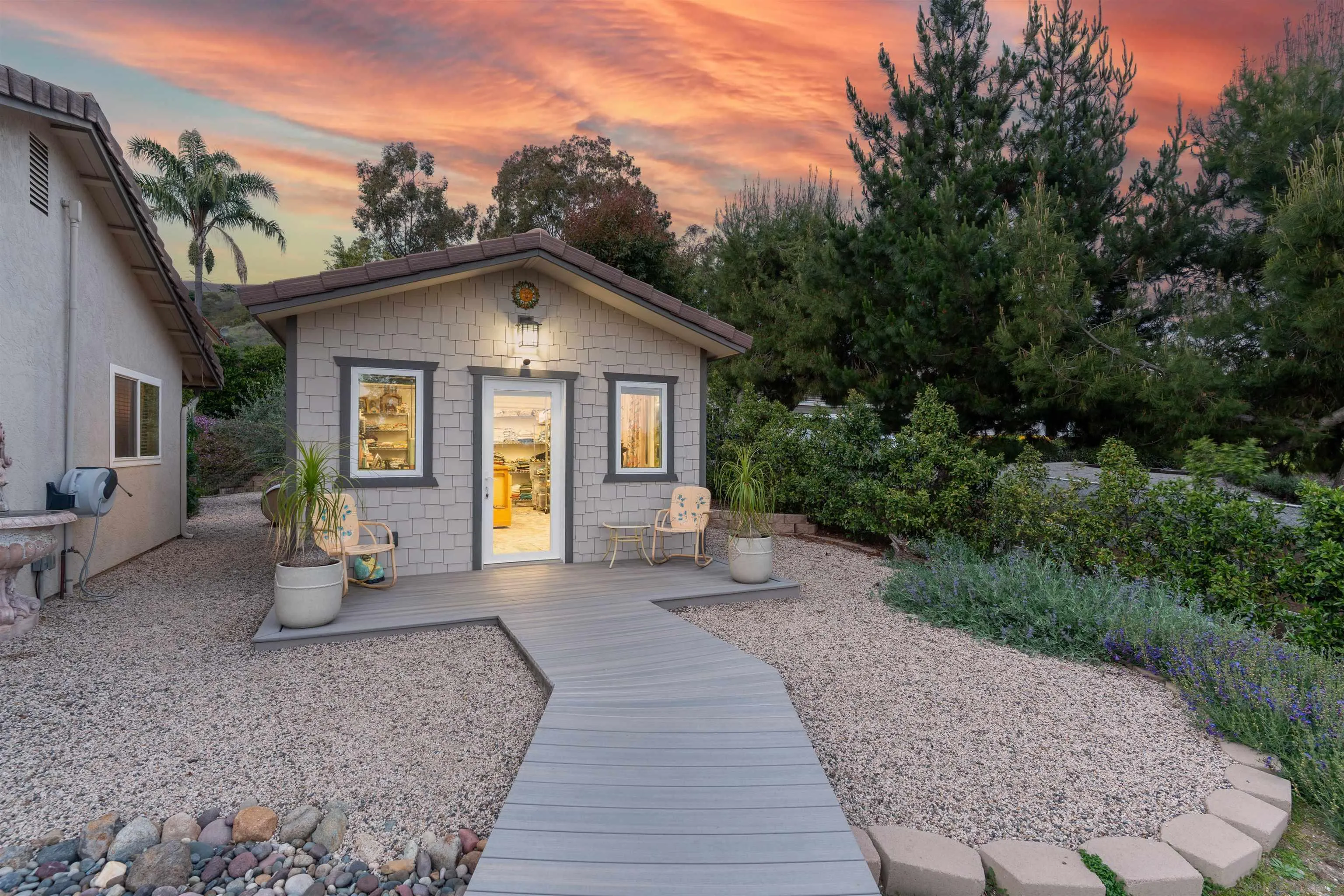 1045 Capra Way Fallbrook, CA 92028 - Photo 24 of 44 a view of a house with a patio