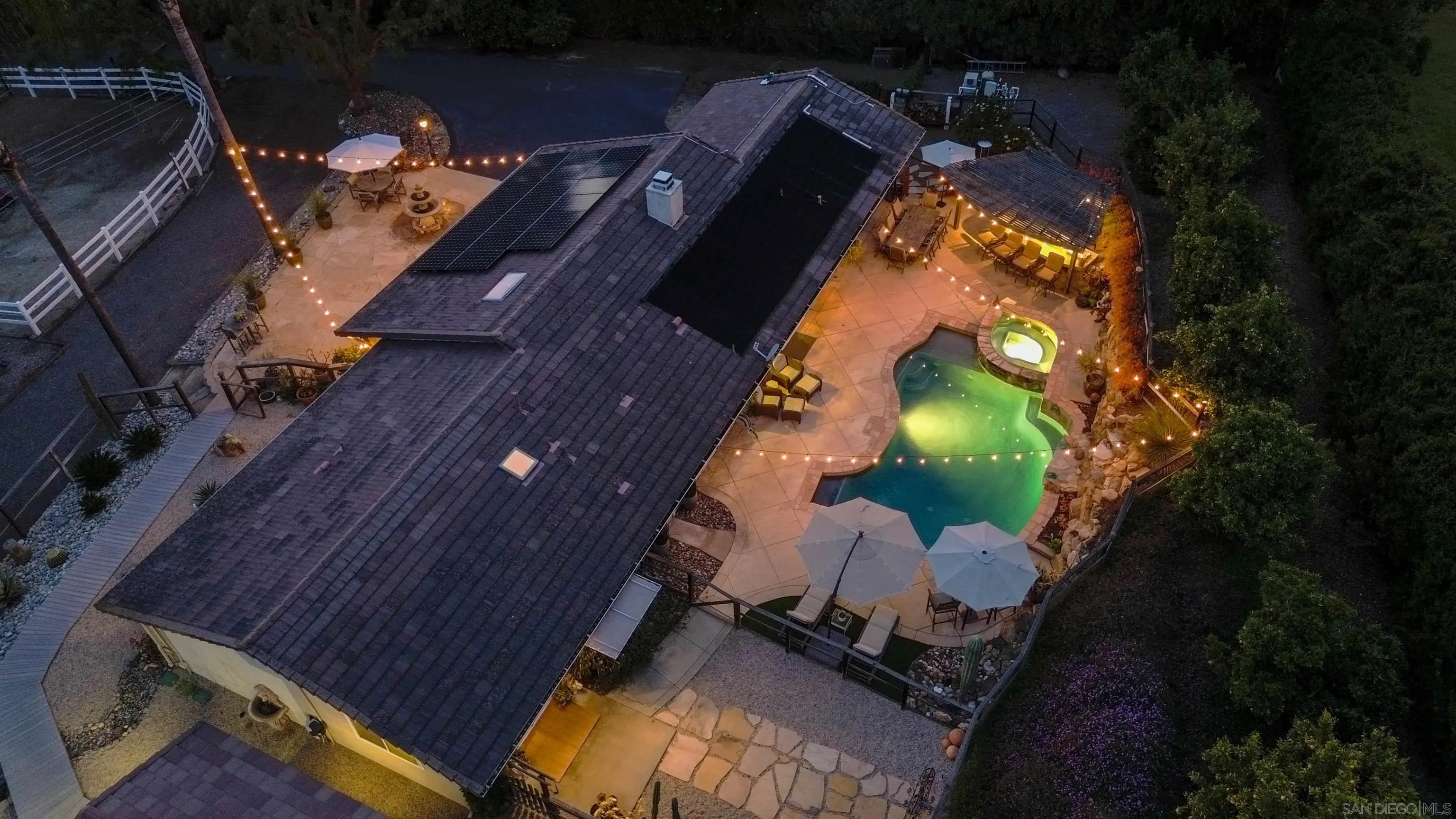 1045 Capra Way Fallbrook, CA 92028 - Photo 42 of 44 an aerial view of houses with yard