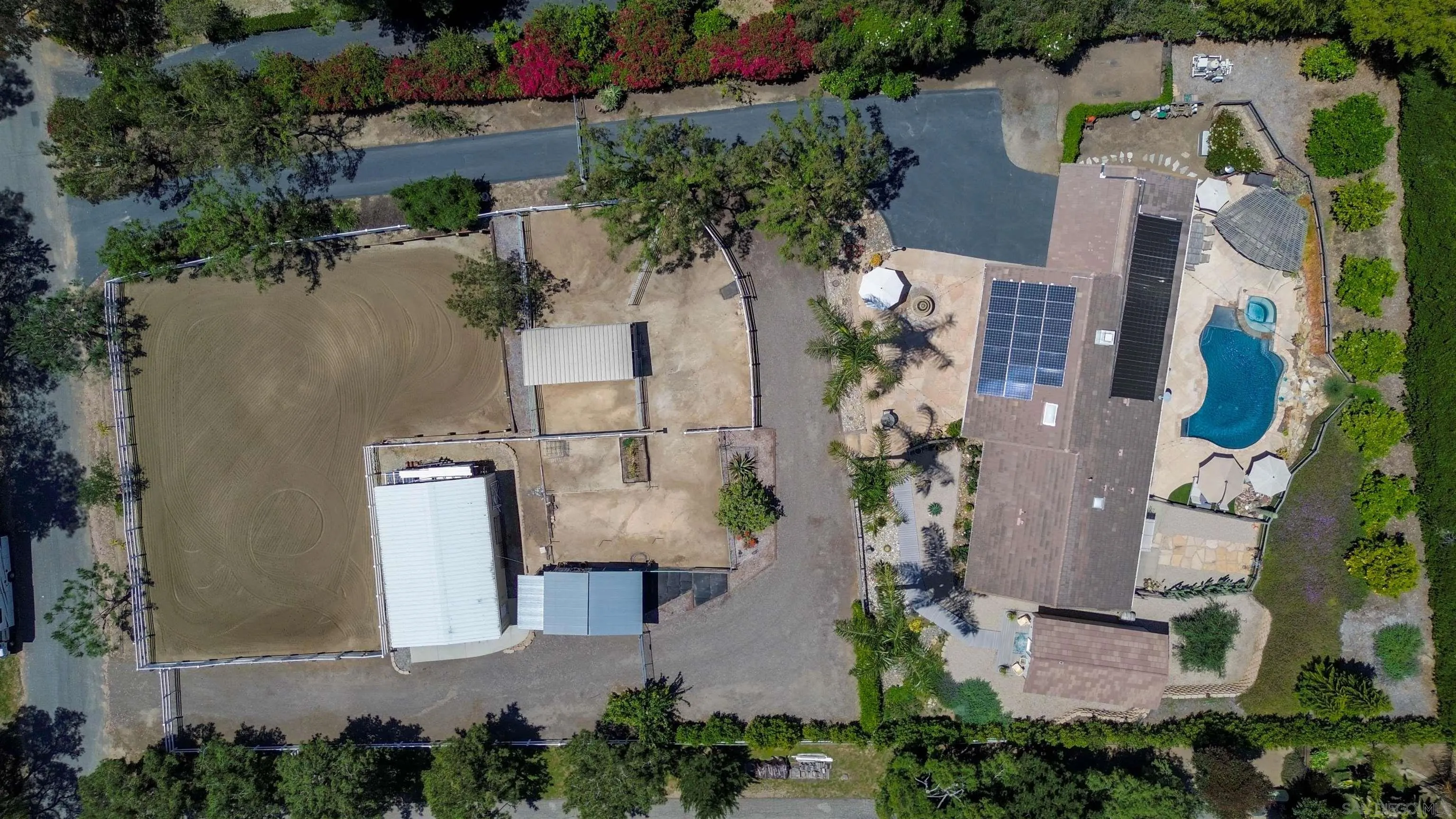 1045 Capra Way Fallbrook, CA 92028 - Photo 44 of 44 an aerial view of houses with outdoor space