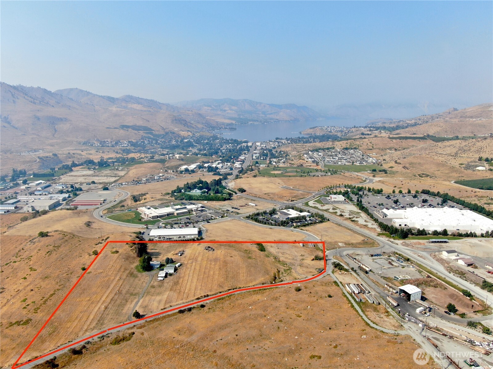 30 Isenhart Road Chelan, WA 98816 - Photo 3 of 10 an aerial view of residential houses with outdoor space