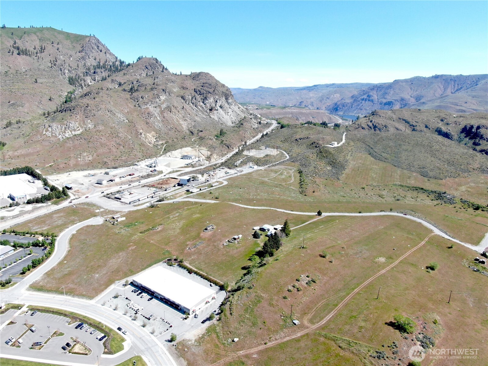 30 Isenhart Road Chelan, WA 98816 - Photo 7 of 11 an aerial view of a house with a mountain