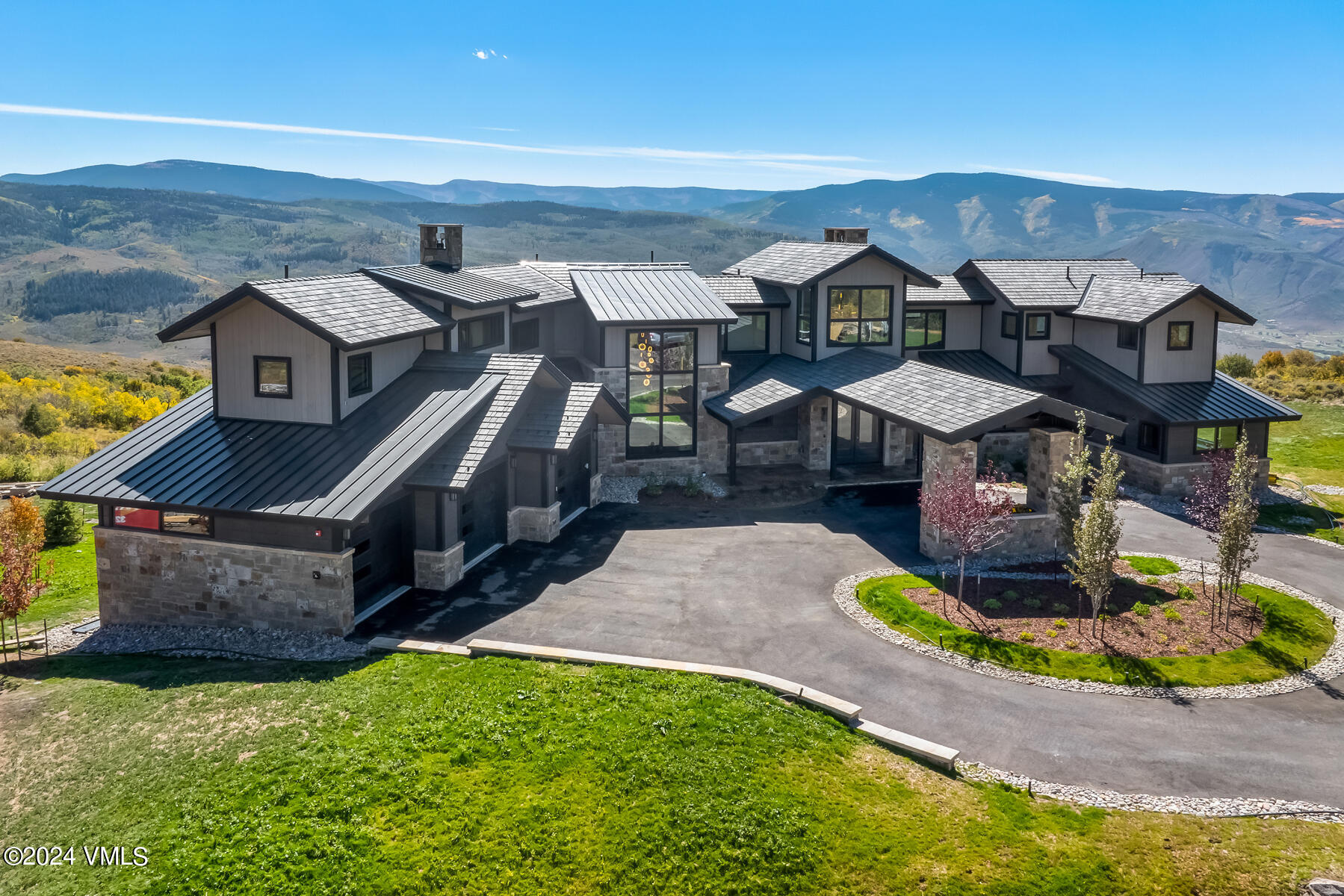 966 Webb Peak Edwards, CO 81632 - Photo 68 of 70 an aerial view of a house with a swimming pool
