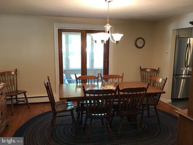 1541 Township Line Road Blue Bell, PA 19422 - Photo 3 of 18 Dining Room with Door to Sun Room