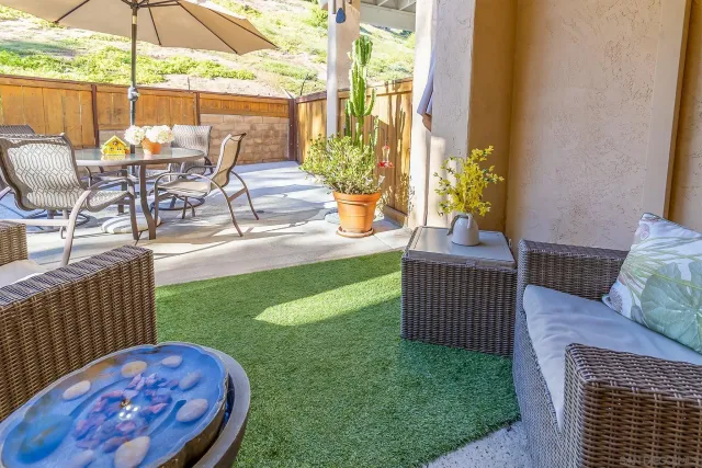 a view of outdoor space yard deck patio and outdoor kitchen