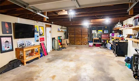 a view of a storage in a room