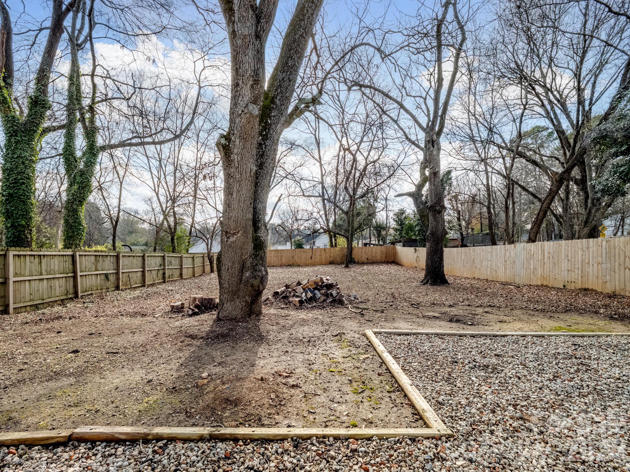 4313 Hovis Road Charlotte, NC 28208 - Photo 18 of 24 a view of a yard with trees
