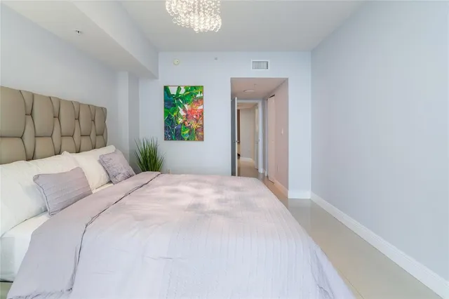 a view of a glass door