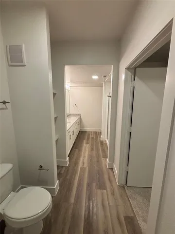 a bathroom with a sink and a toilet