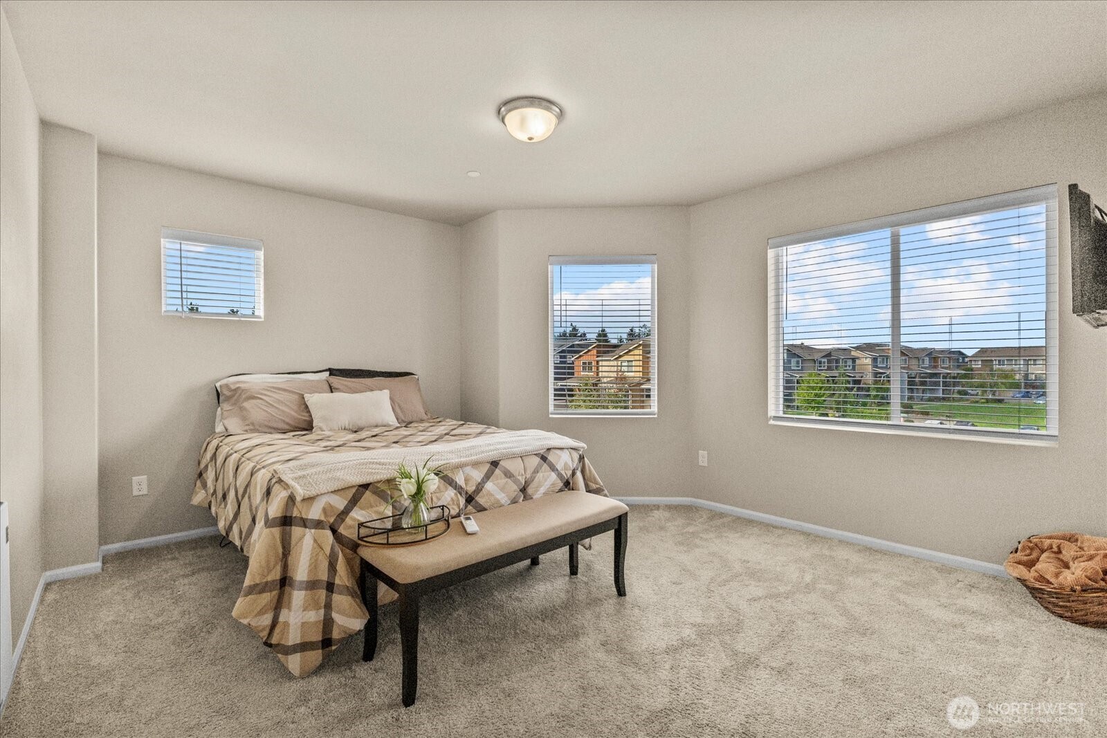 17401 118th Ave Court East, Unit A Puyallup, WA 98374 - Photo 15 of 25 a bedroom with a bed and a window