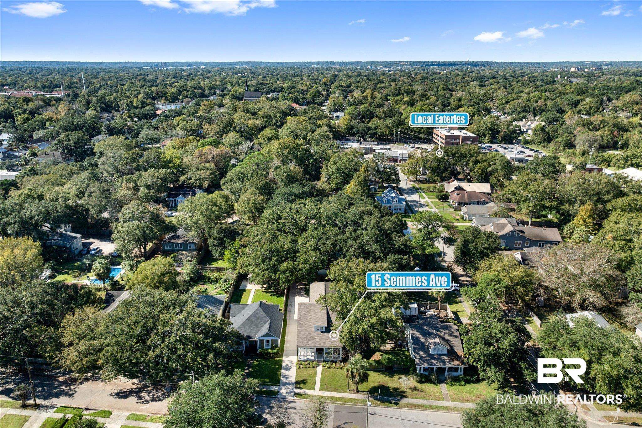 15 Semmes Avenue Mobile, AL 36604 - Photo 33 of 43 Drone / aerial view