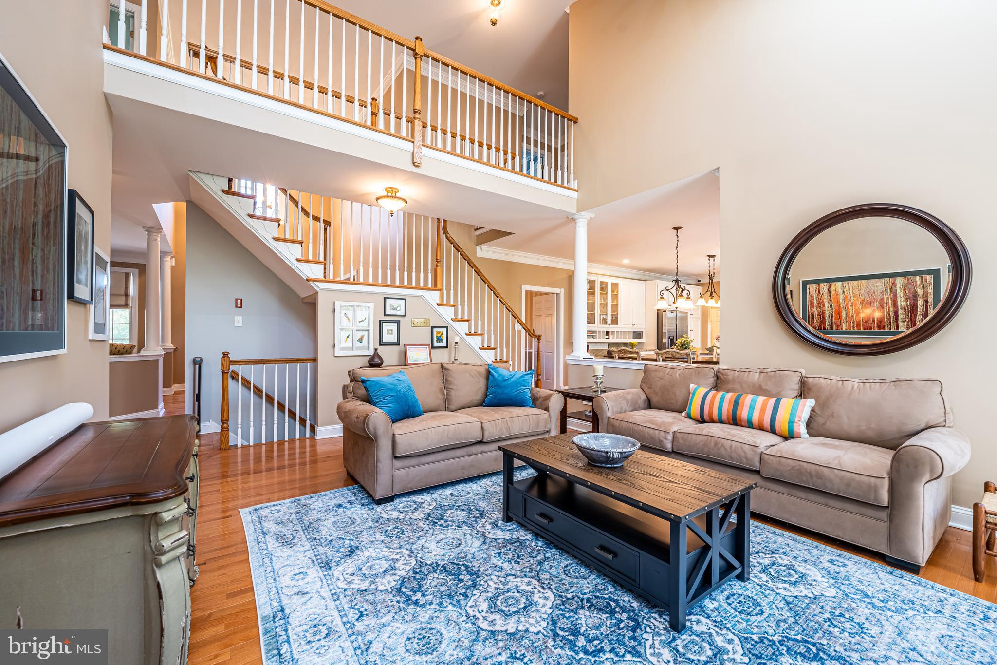 4895 Gloucester Drive Doylestown, PA 18902 - Photo 23 of 71 Family room with vaulted ceiling & fireplace
