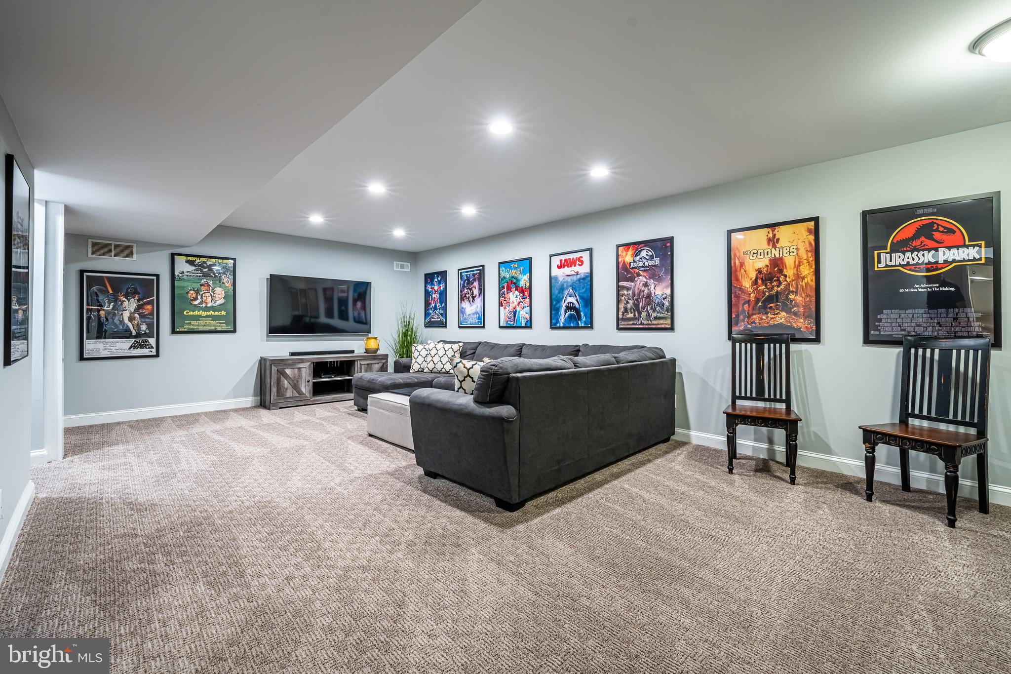 4895 Gloucester Drive Doylestown, PA 18902 - Photo 47 of 71 Basement with great room, gym, full bath & storage