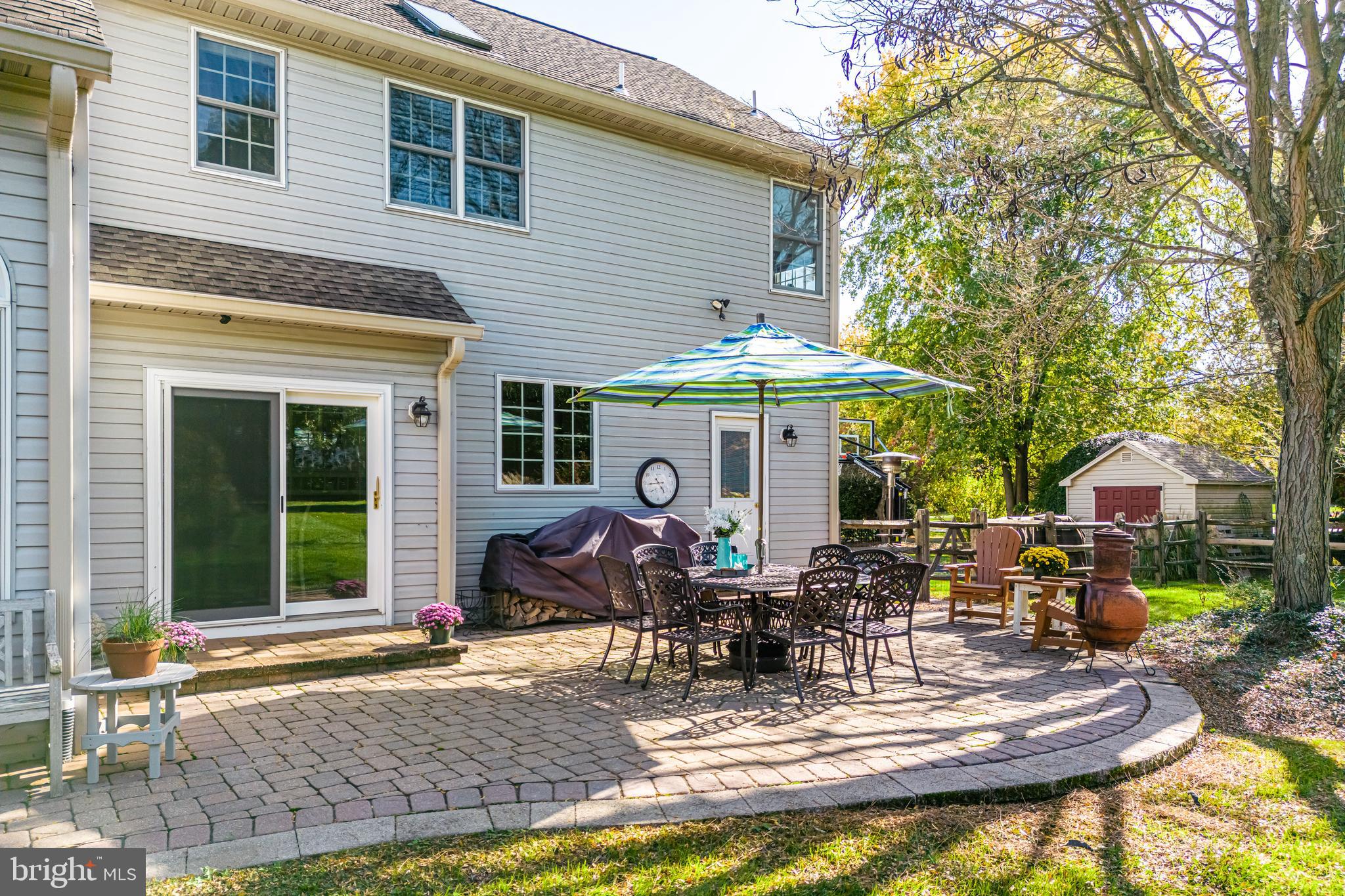 4895 Gloucester Drive Doylestown, PA 18902 - Photo 55 of 71 Paver Patio just outside kitchen & family room