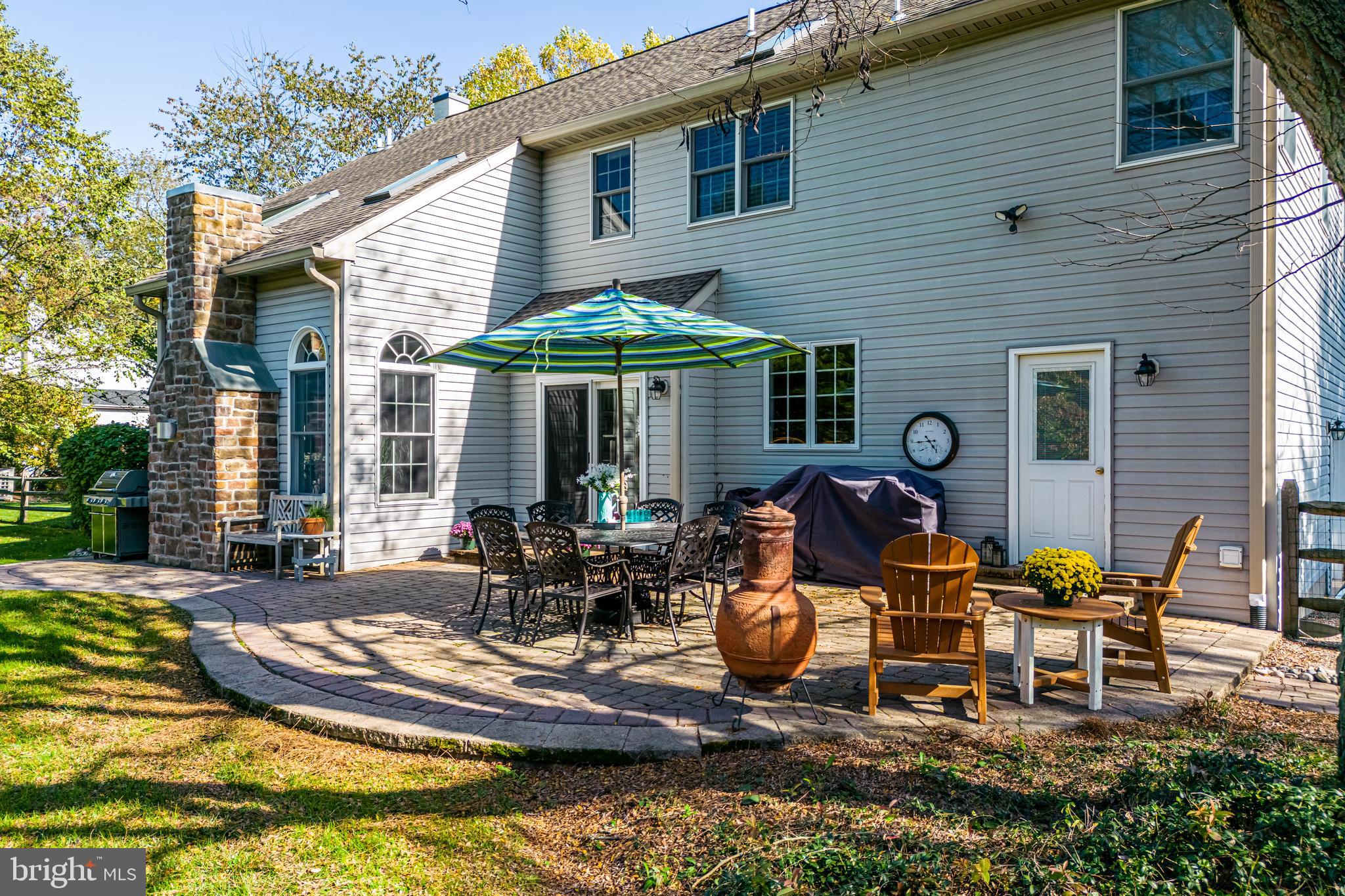 4895 Gloucester Drive Doylestown, PA 18902 - Photo 56 of 71 Paver Patio just outside kitchen & family room