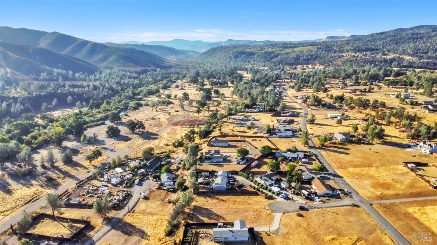 17832 Iris Way Clearlake Oaks, CA 95423 - Photo 20 of 33 an aerial view of residential houses with outdoor space