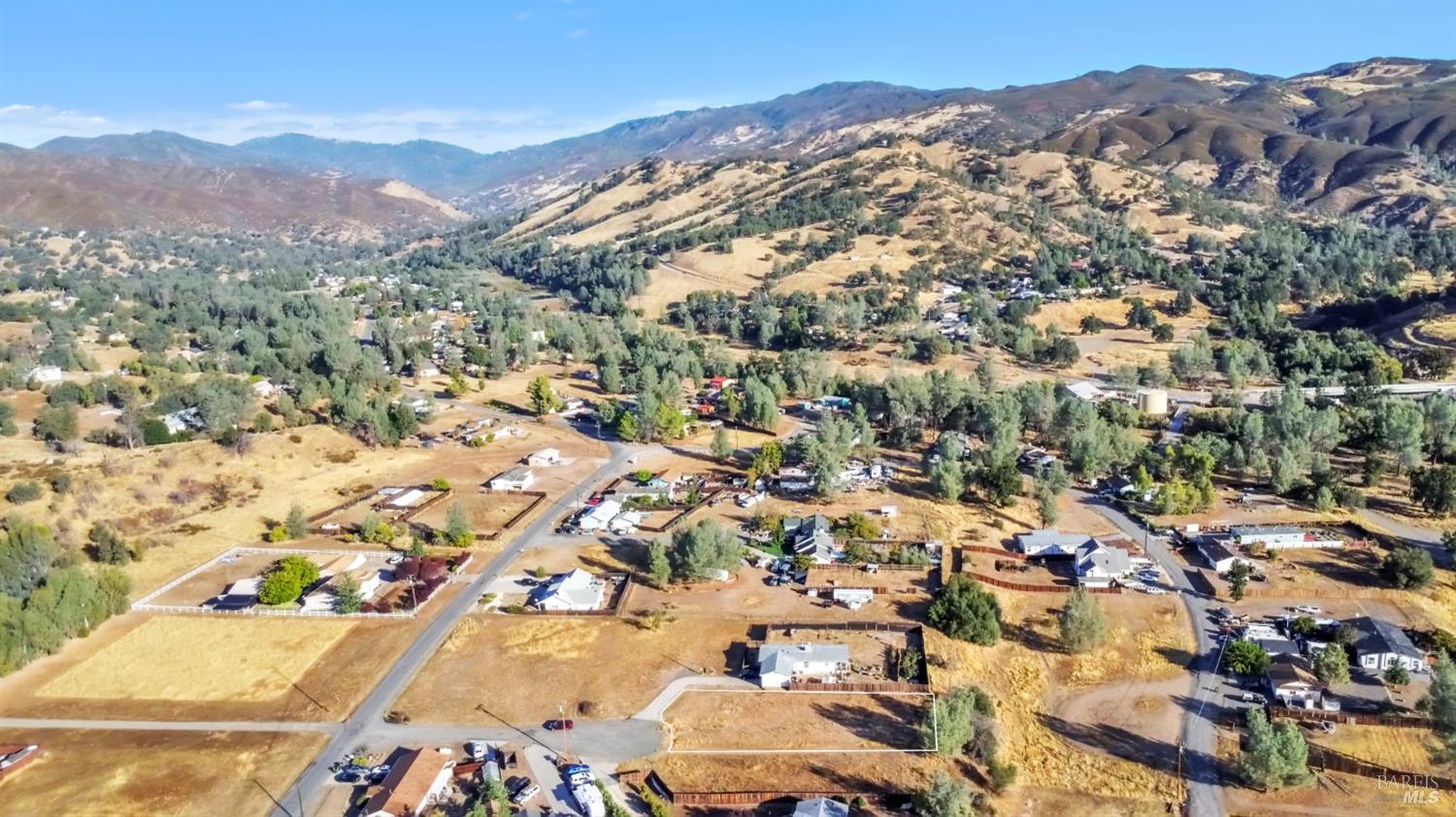 17832 Iris Way Clearlake Oaks, CA 95423 - Photo 23 of 33 an aerial view of residential houses with outdoor space