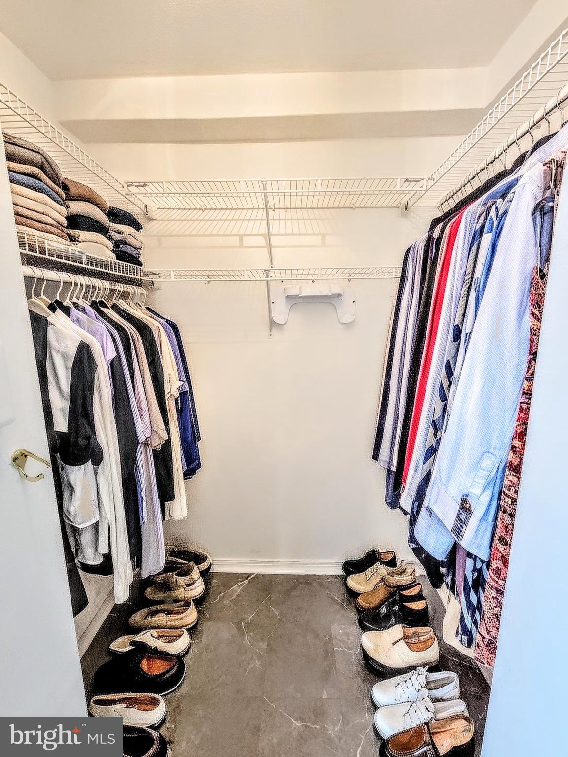 1600 Hagys Ford Road North, Unit 9N Penn Valley, PA 19072 - Photo 25 of 37 Walk-in closet virtually staged