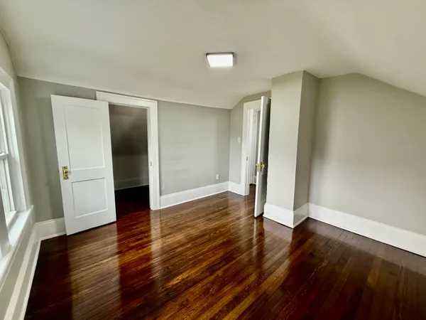 a view of wooden floor