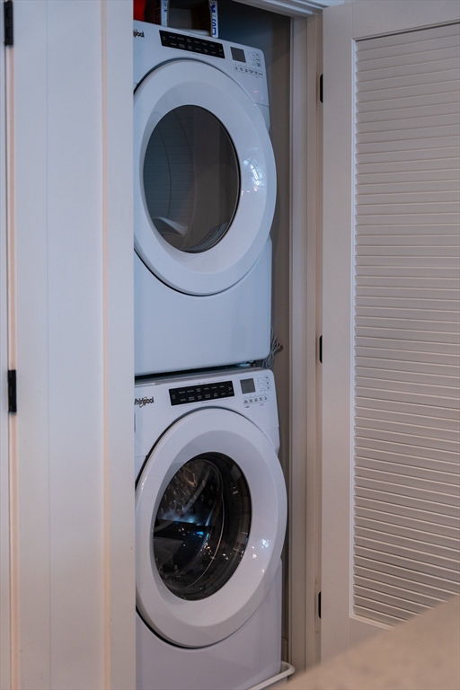 2 Sinclair Road, Unit 202 Boston, MA 02134 - Photo 18 of 23 a utility room with dryer and washer