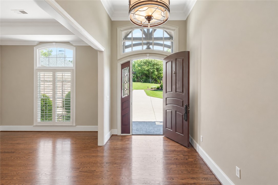 114 Willowbend Drive Anderson, SC 29621 - Photo 7 of 50 Step inside this inviting home featuring rich hardwood flooring and elegant window treatments.