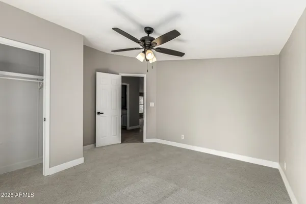 a view of an empty room