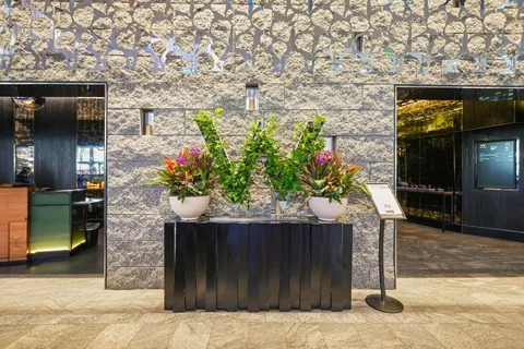 a view of a building with outdoor space