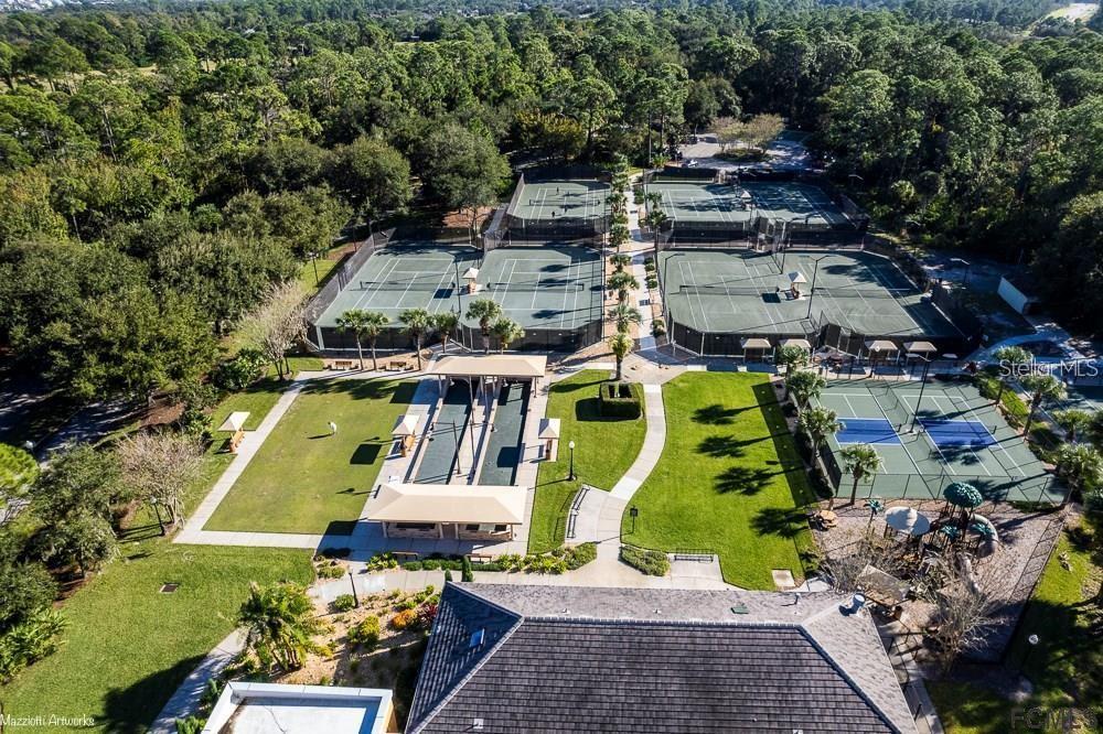 16 Village View Way Palm Coast, FL 32137 - Photo 78 of 89 an aerial view of a house with a swimming pool