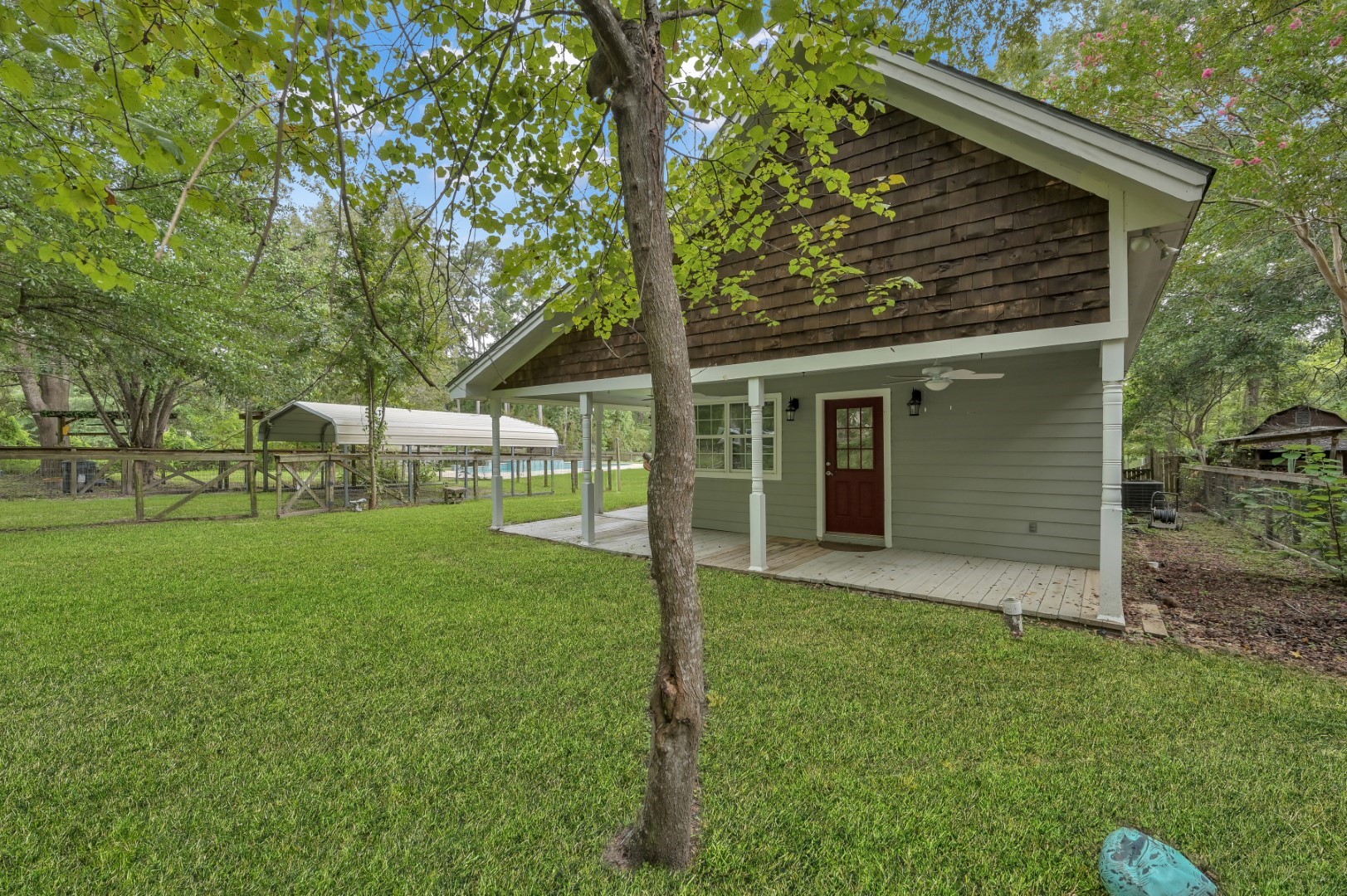 641 Red Clover Livingston, TX 77351 - Photo 19 of 50 Lovely trees and flowering shrubs frame
your Cedar Point Home!
