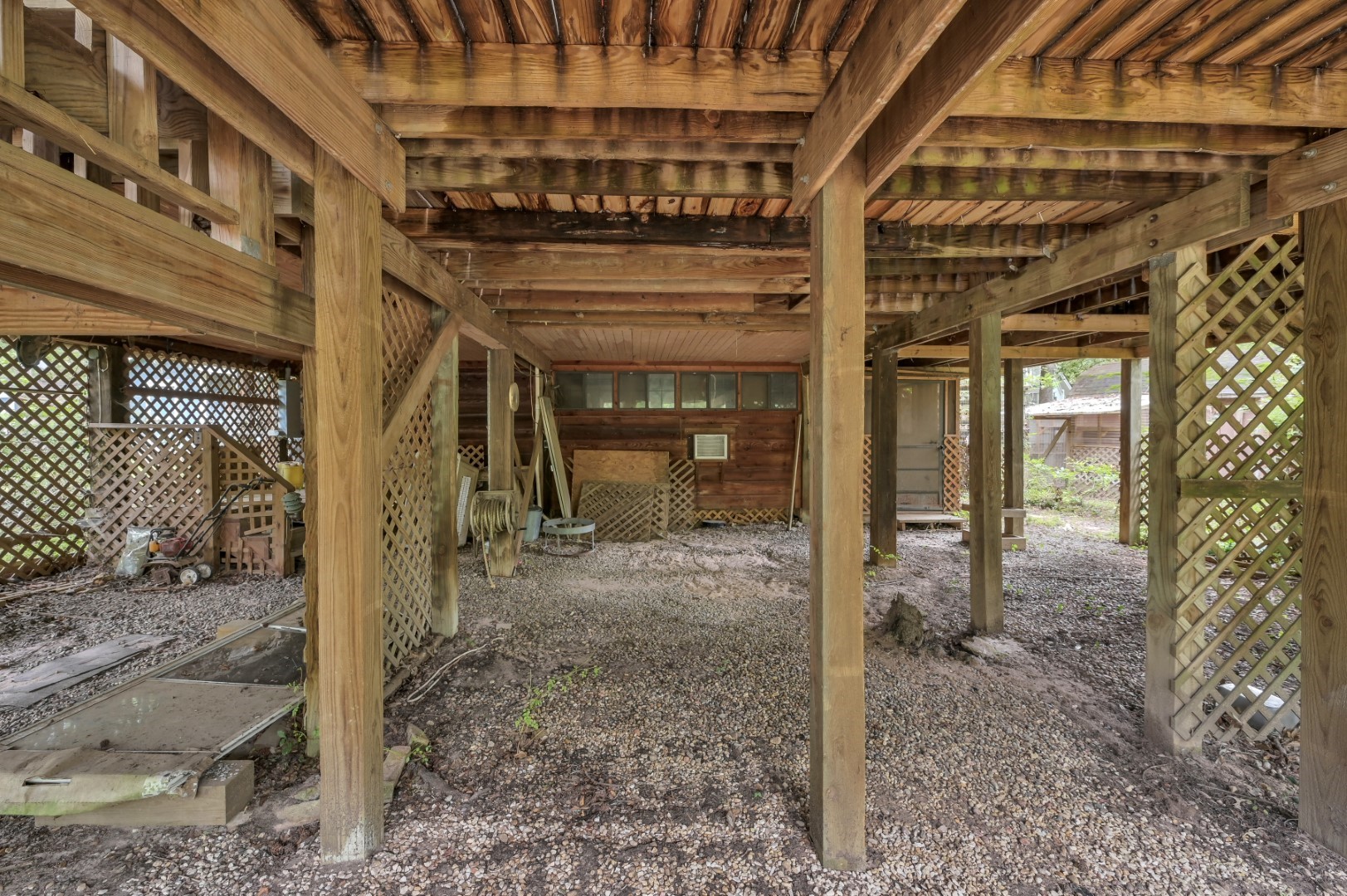 641 Red Clover Livingston, TX 77351 - Photo 32 of 50 An open area for crafts,
outdoor living activities.