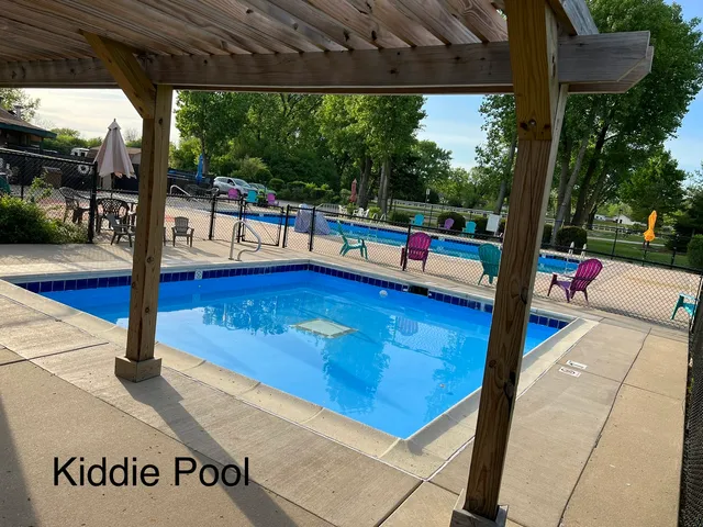 a view of outdoor space with seating