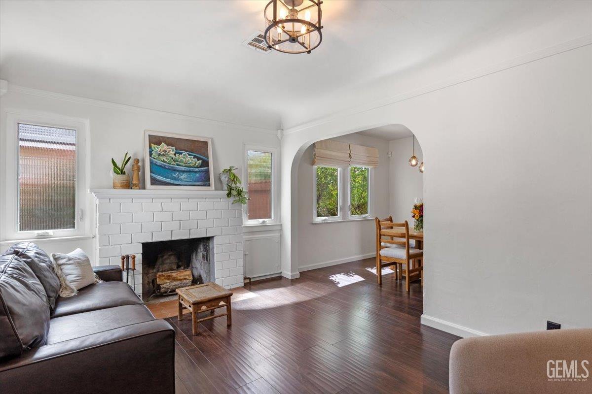 Undisclosed Address Tehachapi, CA 93561 - Photo 6 of 46 a living room with furniture and a fireplace