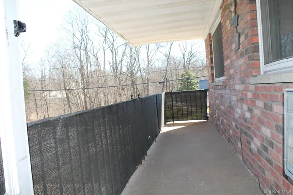 a view of a balcony