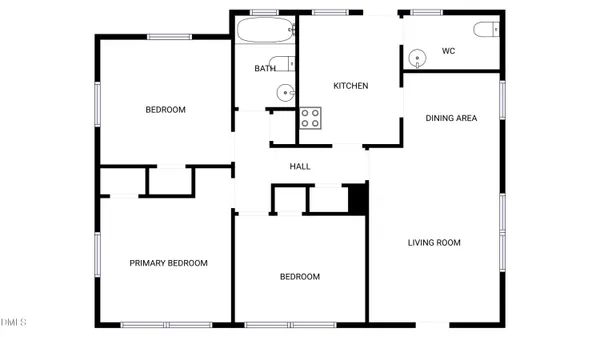 a picture of a floor plan
